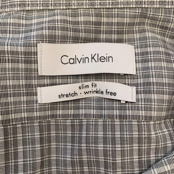 Calvin Klein NWT Sz L Slim fit 2PK Men Shirt stret - Picture 6 of 12